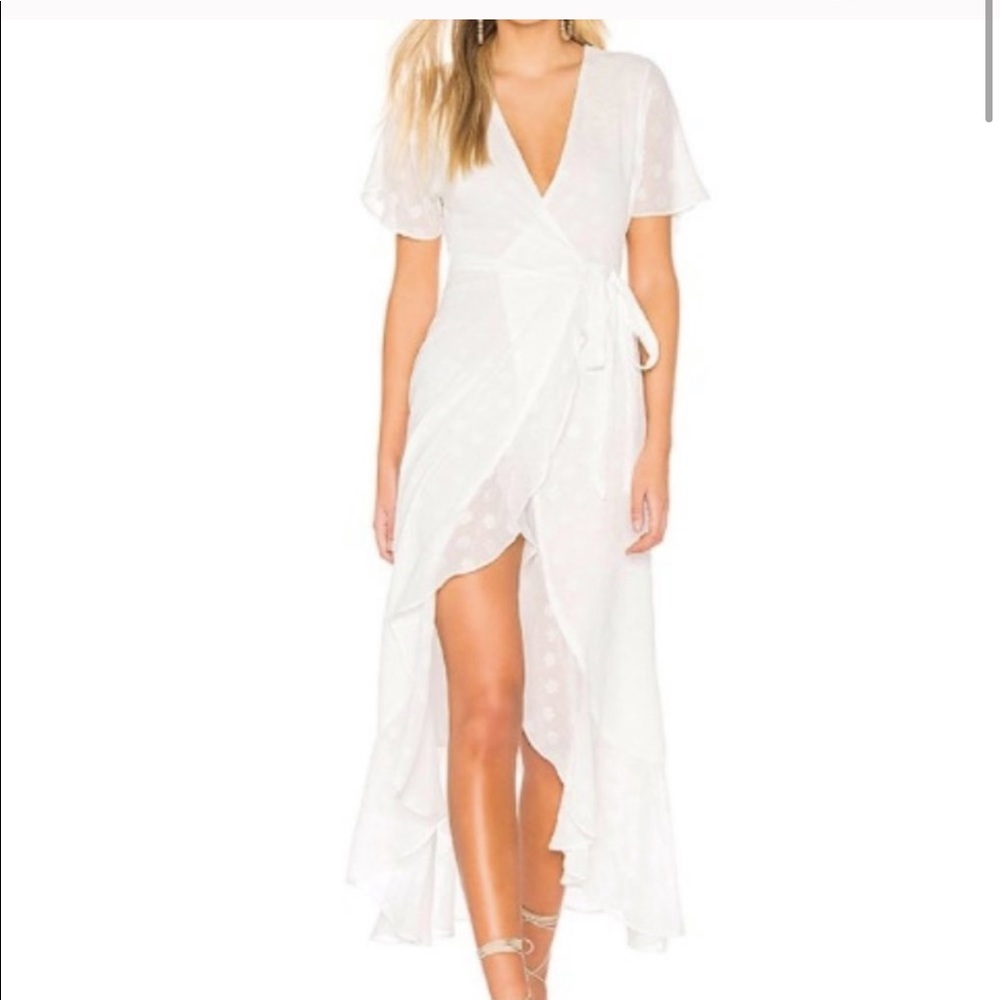 Revolve white maxi dress